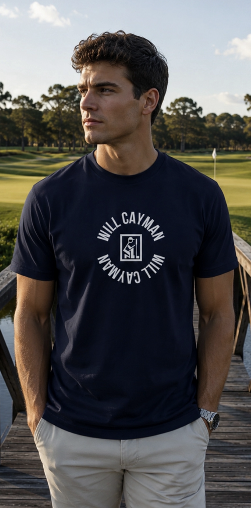 T1 Mens Cosmos White Logo T-Shirt