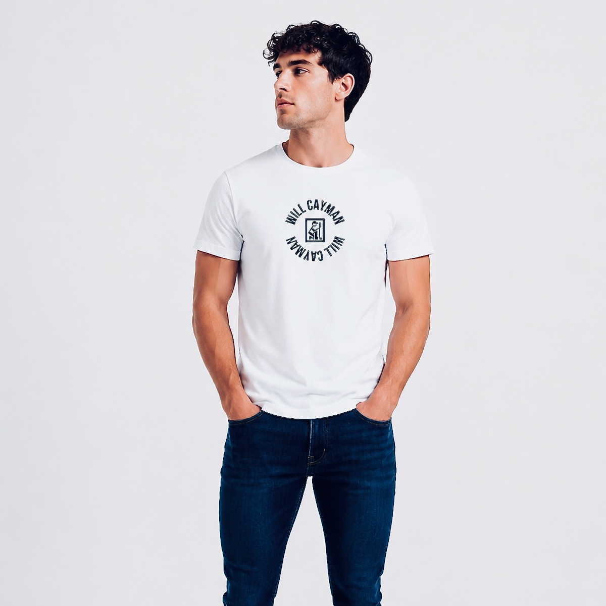 Will Cayman white Tee