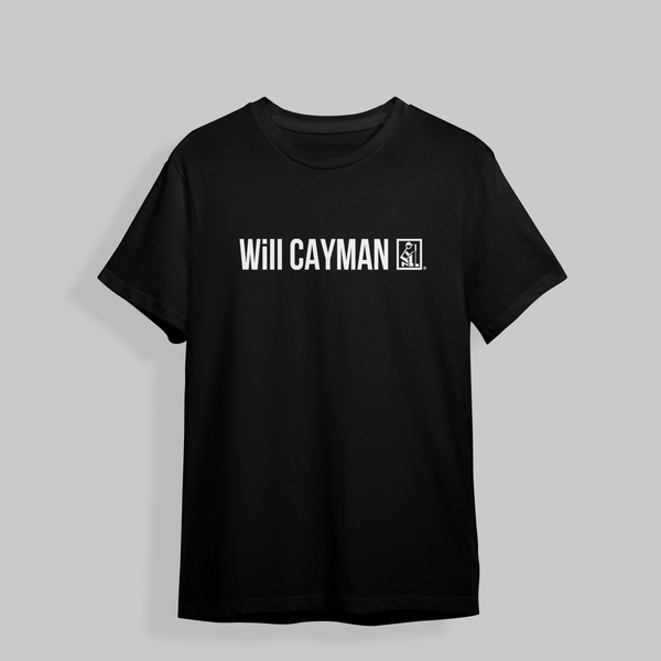 Will Cayman  Line Logo Golf T-Shirt